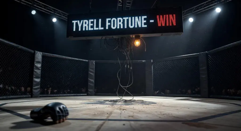 Tyrell Fortune earns first UFC win over Marcin Tybura after announcer scores mix-up