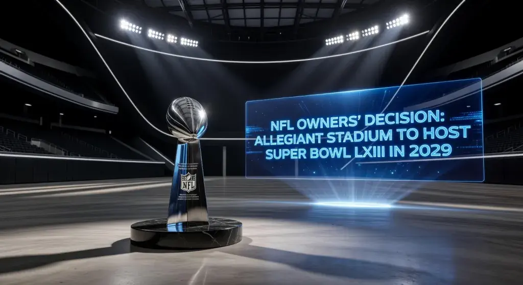 NFL owners approve Allegiant Stadium to host Super Bowl LXIII in 2029