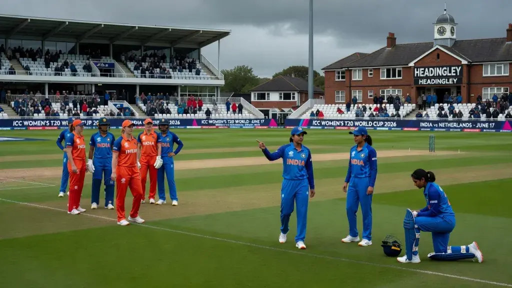 India Face Netherlands at Headingley Seeking Second Straight T20 World Cup Win