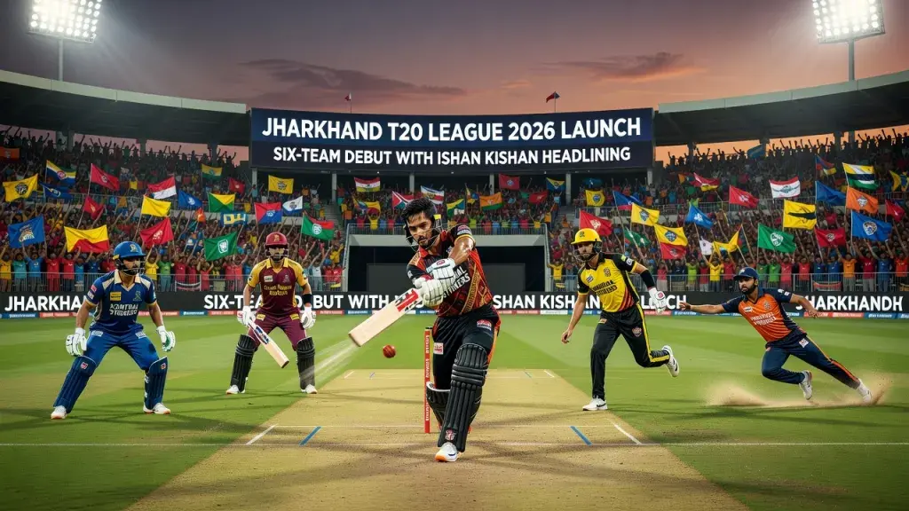Jharkhand T20 League 2026 Launches With Ishan Kishan Headlining Six-Team Debut
