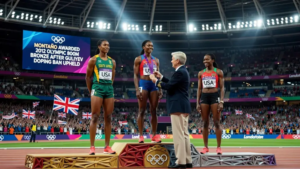Montaño Awarded 2012 Olympic 800m Bronze After Guliyev Doping Ban Upheld