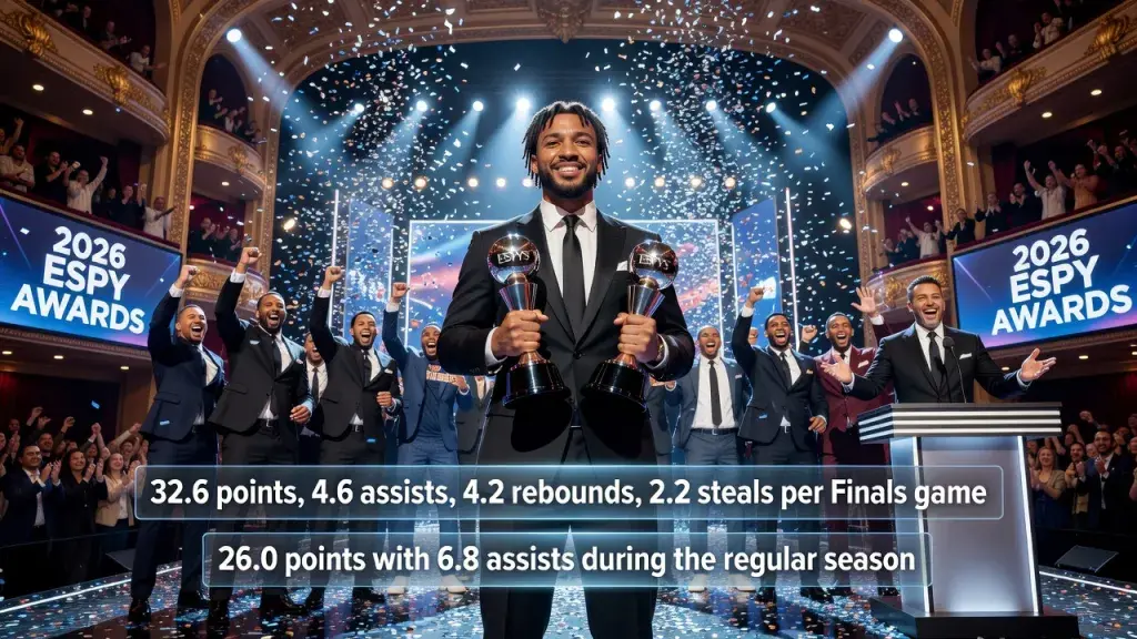 Brunson Claims Three ESPY Awards as Knicks End 52-Year Championship Drought