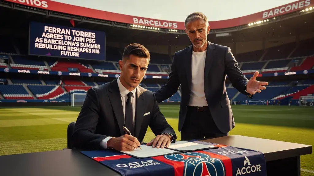 Ferran Torres Agrees to Join PSG as Barcelona's Summer Rebuilding Reshapes His Future